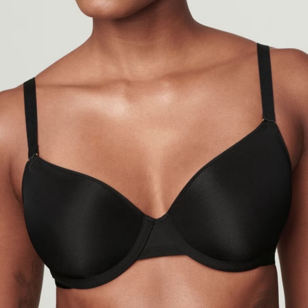Cuup Black Spacer The Demi Bra Size 34 C
